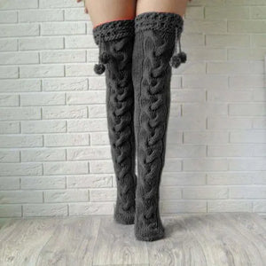 Cozy Knit Leg Warmers - Image #2