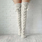 Cozy Knit Leg Warmers - Image #3