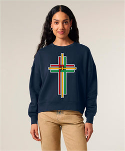 Faith Multicoloured Cross Sweatshirt