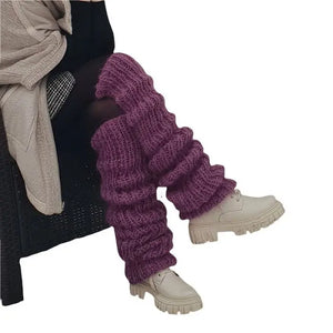 Cozy Knit Leg Warmers - Image #1