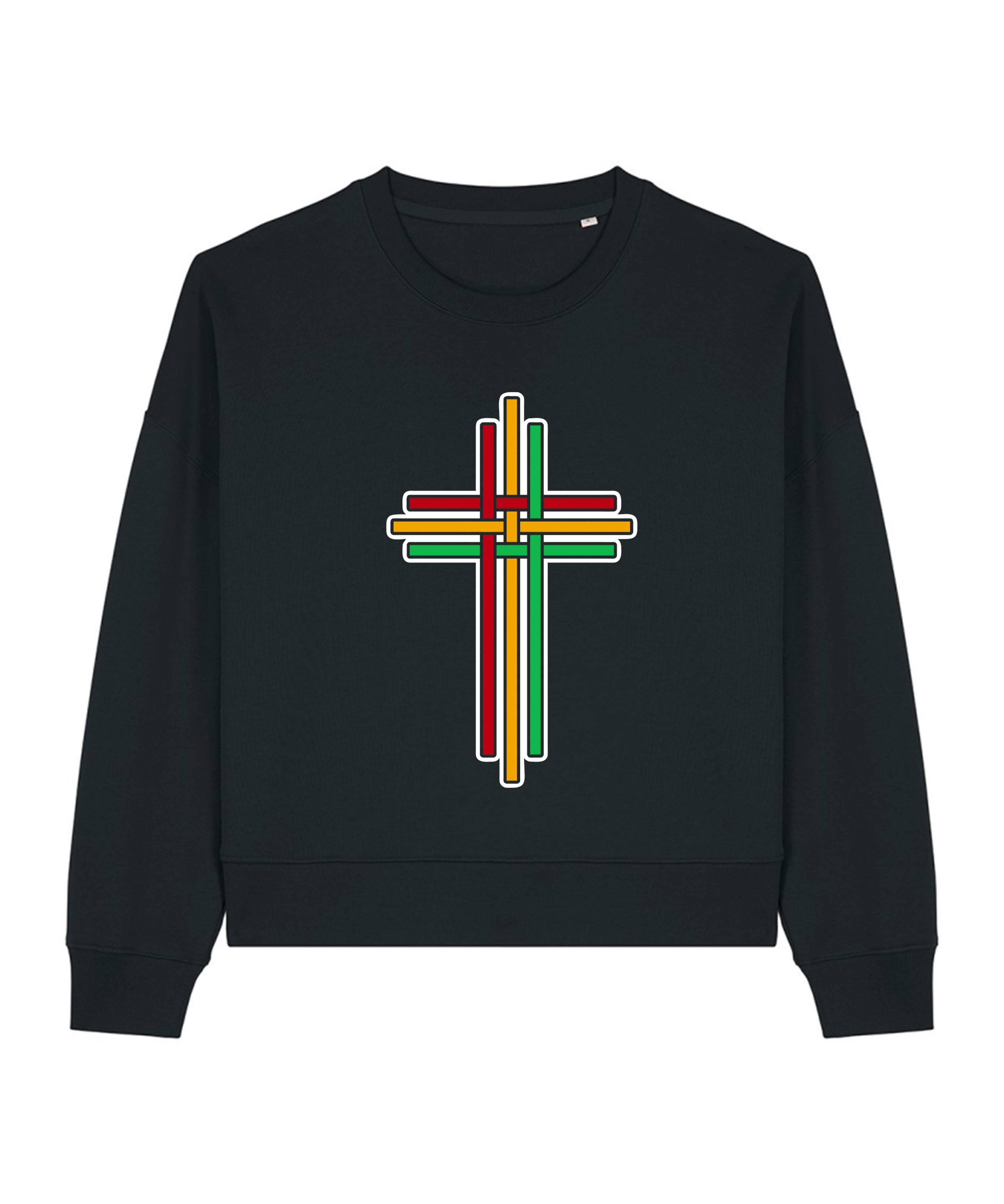 Faith Multicoloured Cross Sweatshirt