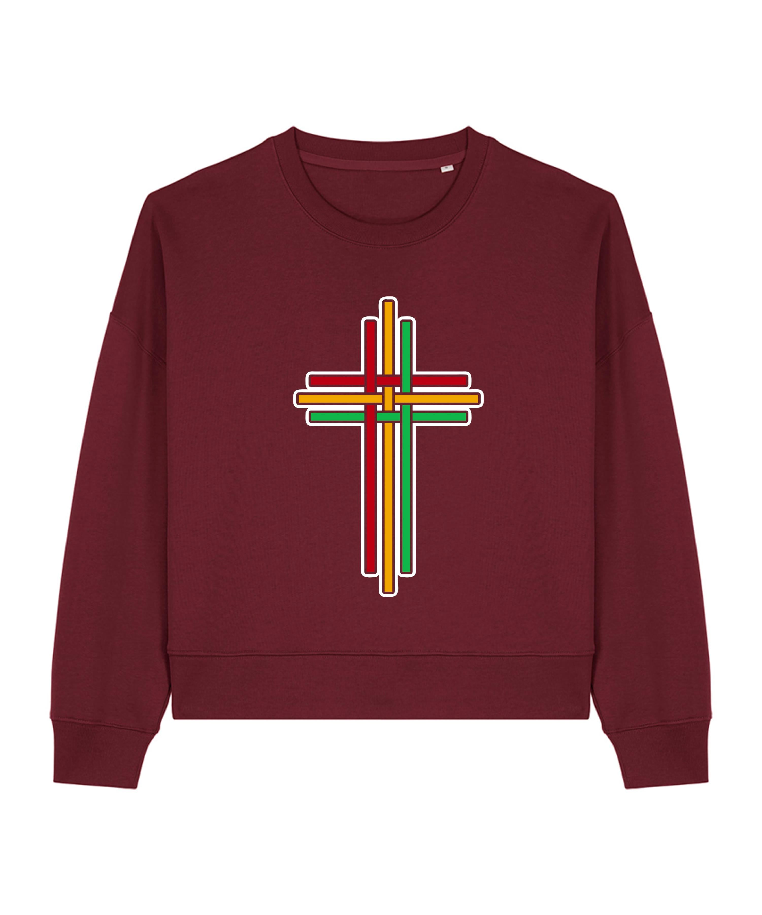 Faith Multicoloured Cross Sweatshirt