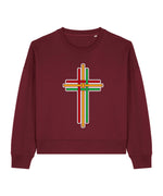 Faith Multicoloured Cross Sweatshirt