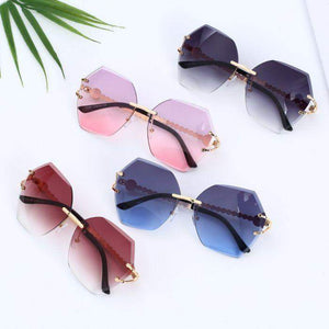 Blue Pearl Sunglasses-The Fine Girl Boutique-sunglasses